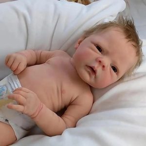 46cm Reborn Baby Dolls Toys Real Lifelike Silicone Reborn Baby Doll