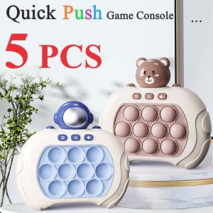 5Pcs Children Pop Fidget Toys Quick Push Game