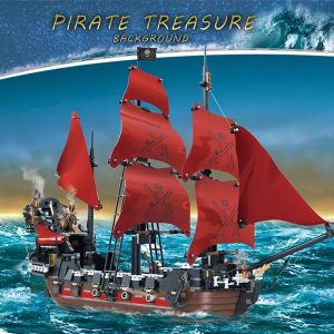 City Of The Caribbean Pirates Ships Building Blocks DIY