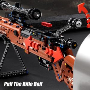 Building Blocks Gun Weapon With Sighting Telescope Model Bricks