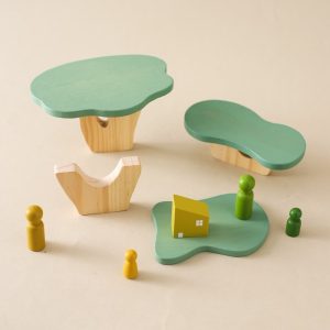 Montessori Wooden Tree Block Toys for Children