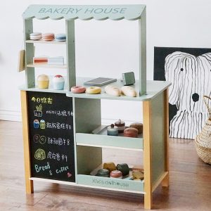 Wooden Kitchen Pretend Play Toy Simulation Cooking and Cooking Kitchen